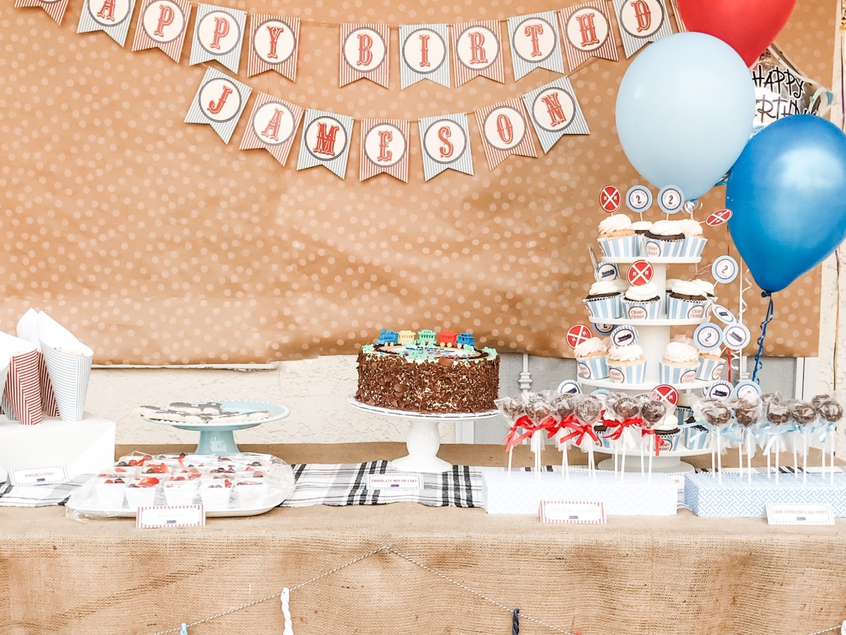 Train-themed 2nd Birthday&nbsp;Party
